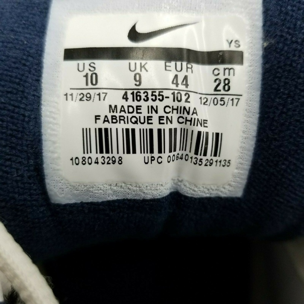 Nike Air Monarch Walking Trainers Shoes Mens White - Picture 8 of 8